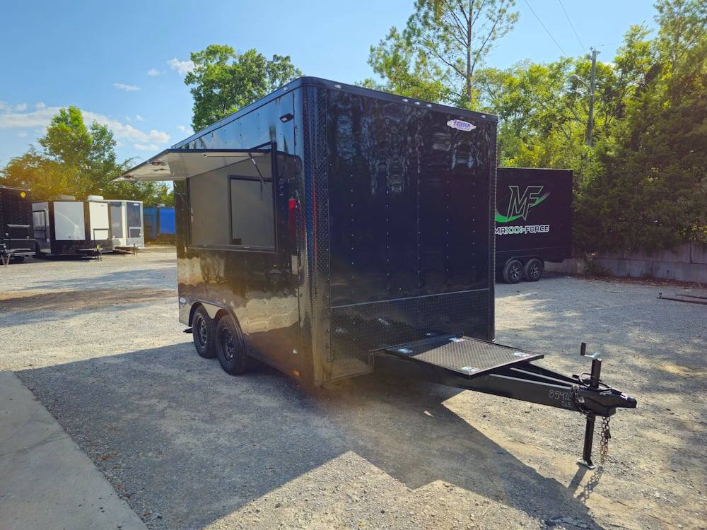 37-8.5-x-12-black-marketing-and-merch-concession-trailer-9.jpg 8.5' X 12' Black Marketing and Merch Concession Trailer