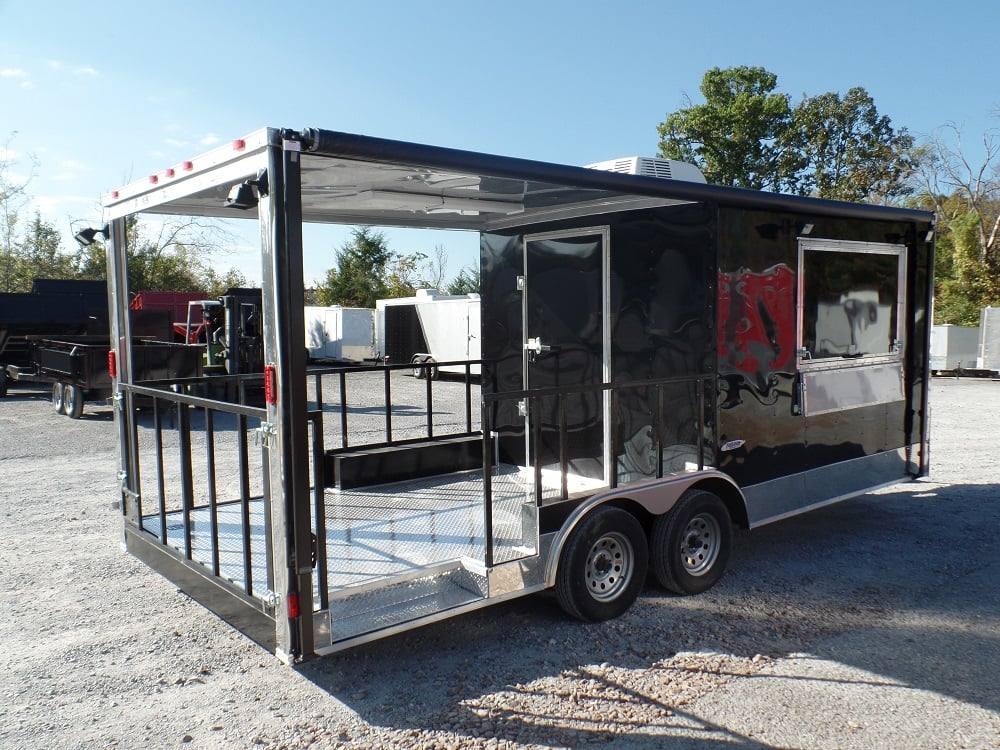 370-8.5-x-20-concession-bbq-food-event-catering-trailer-5.jpg 8.5' x 20' Concession BBQ Food Event Catering Trailer
