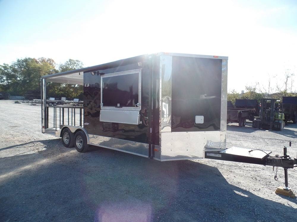 370-8.5-x-20-concession-bbq-food-event-catering-trailer-9.jpg 8.5' x 20' Concession BBQ Food Event Catering Trailer