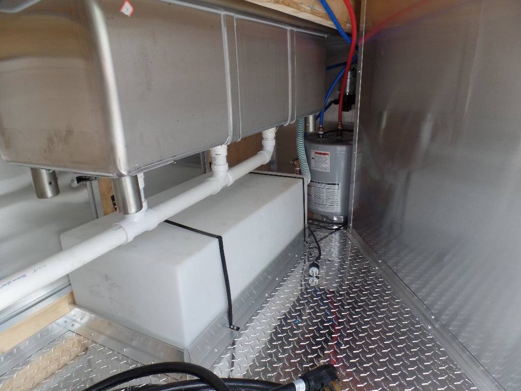8.5' x 20' Concession BBQ Food Trailer Black With Appliances