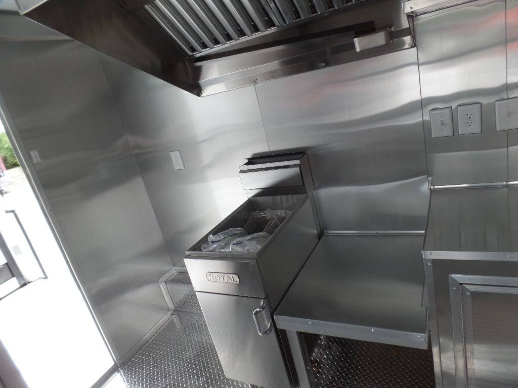 8.5' x 20' Concession BBQ Food Trailer Black With Appliances