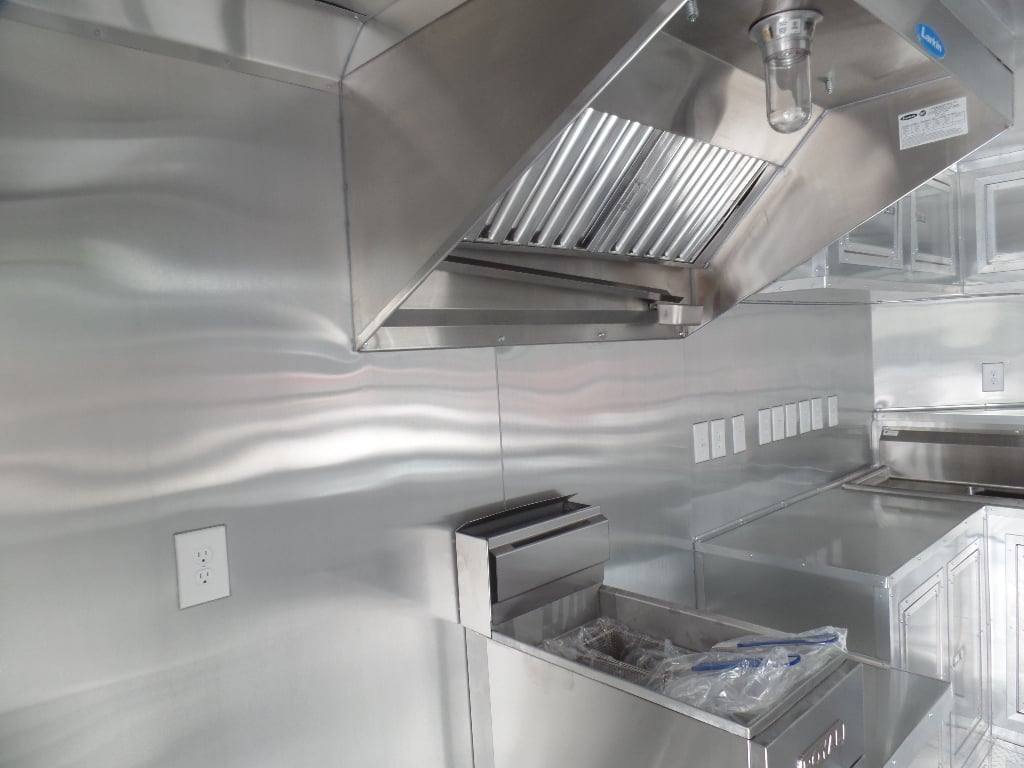 8.5' x 20' Concession BBQ Food Trailer Black With Appliances