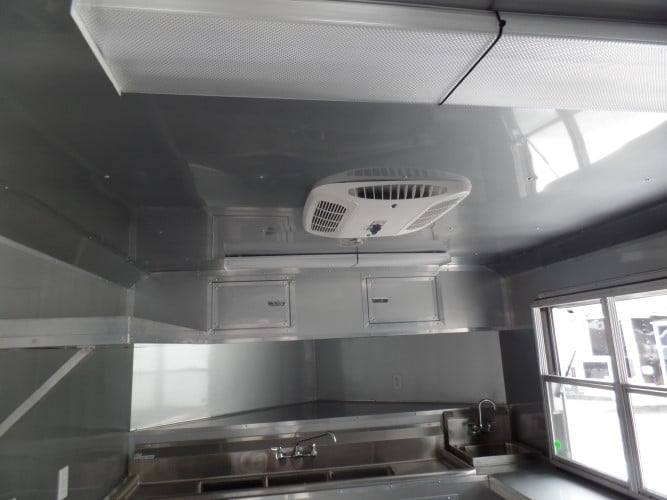 8.5' x 20' Concession BBQ Food Trailer Red Event Catering