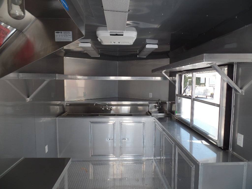 373-8.5-x-20-concession-bbq-food-trailer-yellow-event-catering-18.jpg 8.5' x 20' Concession BBQ Food Trailer Yellow Event Catering