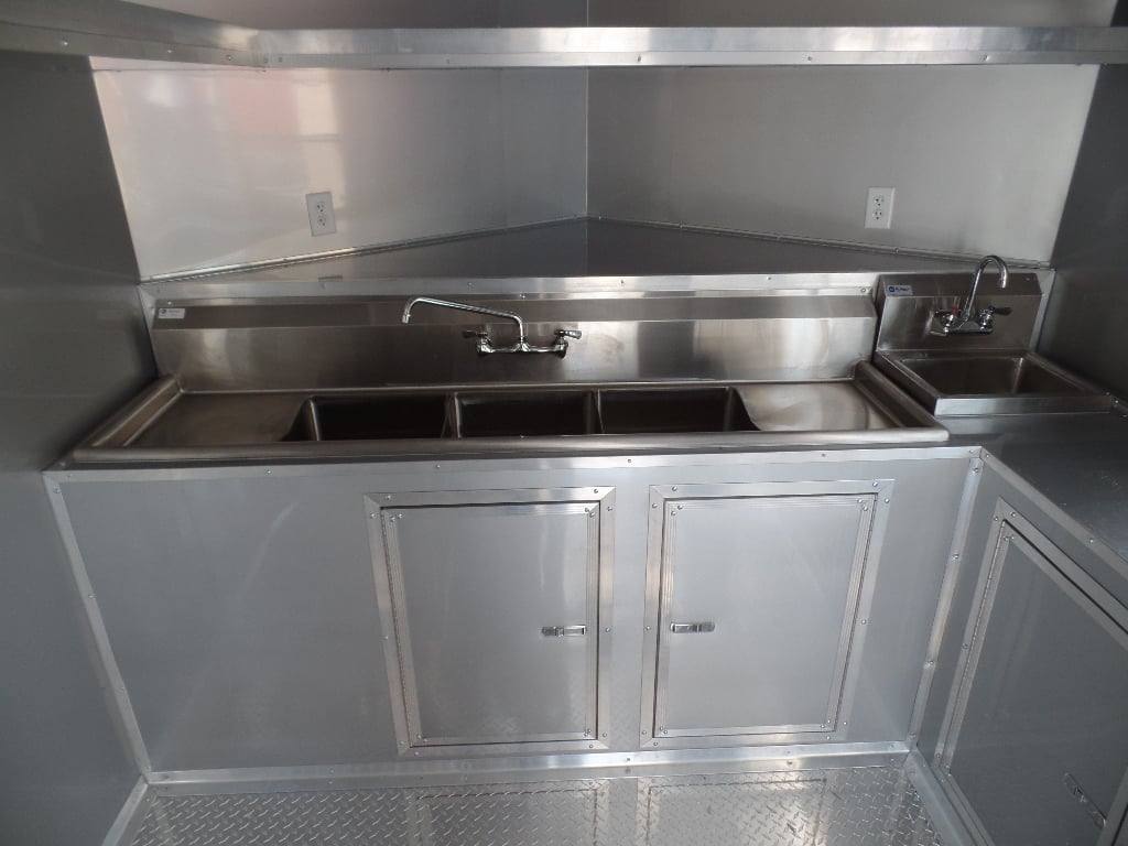 373-8.5-x-20-concession-bbq-food-trailer-yellow-event-catering-9.jpg 8.5' x 20' Concession BBQ Food Trailer Yellow Event Catering