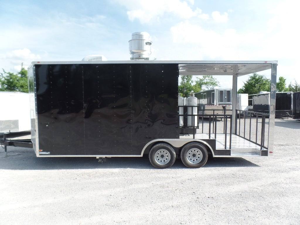 377-8.5-x-20-concession-food-catering-vending-trailer-with-appliances-3.jpg 8.5' x 20' Concession Food Catering Vending Trailer With Appliances