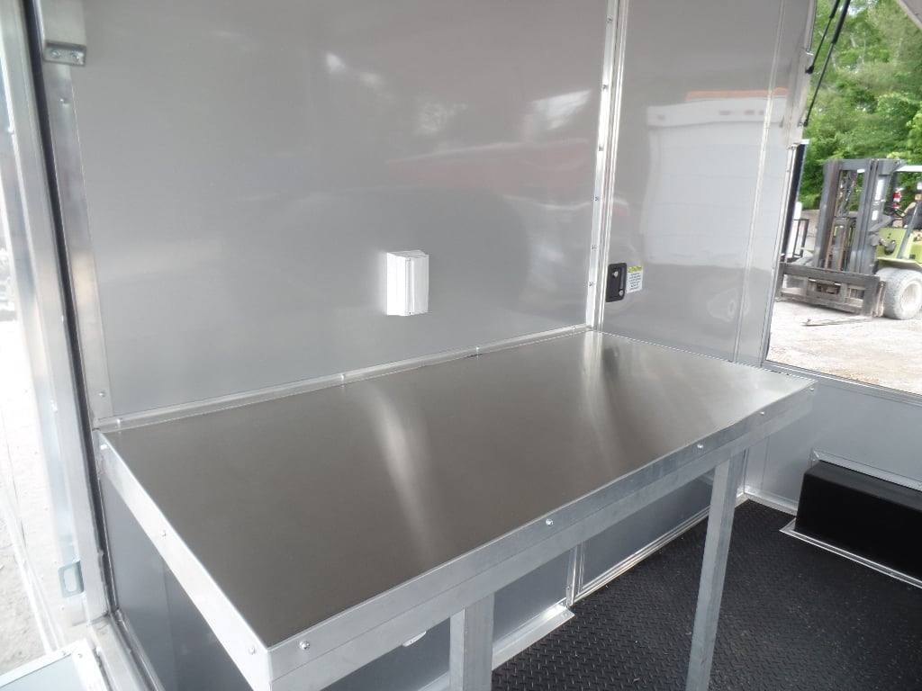 378-8.5-x-20-concession-food-dove-grey-bbq-trailer-with-appliances-14.jpg 8.5' x 20' Concession Food Dove Grey BBQ Trailer With Appliances