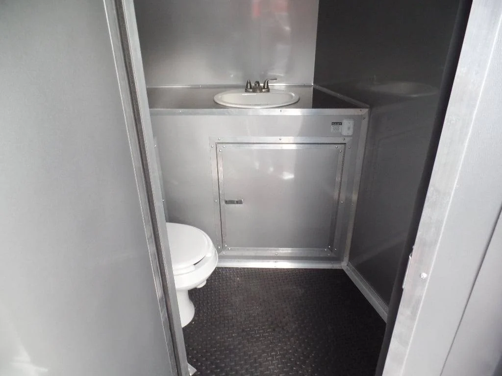 378-8.5-x-20-concession-food-dove-grey-bbq-trailer-with-appliances-7.webp 8.5' x 20' Concession Food Dove Grey BBQ Trailer With Appliances