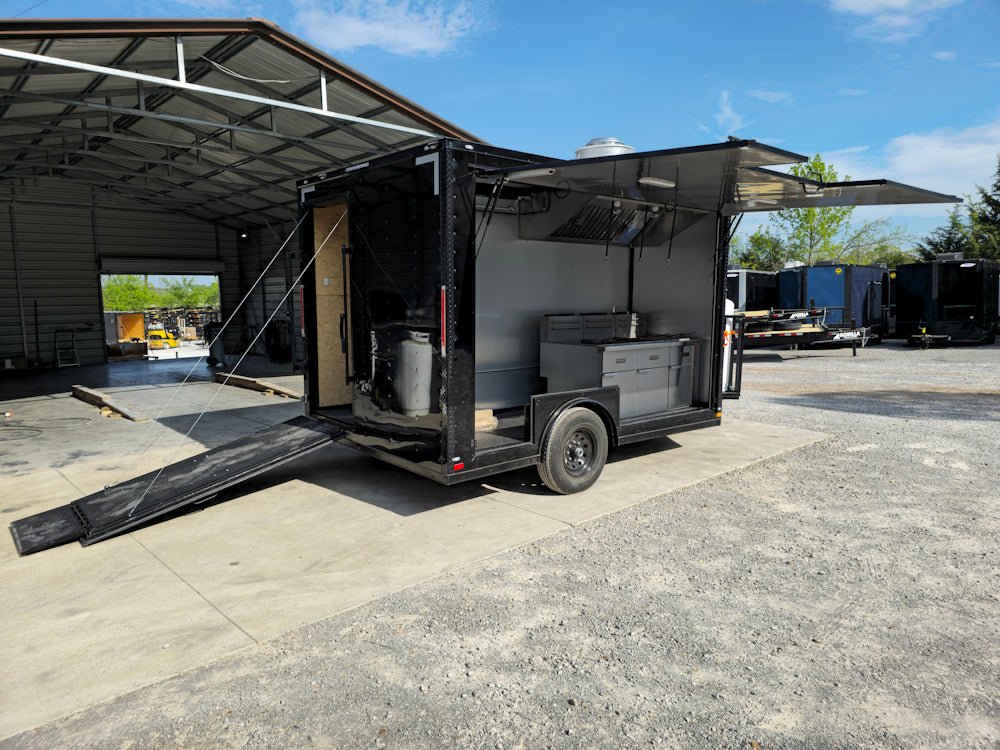 38-8.5-x-12-black-with-blackout-concession-trailer-food-event-outdoor-cooking-13.jpg 8.5' X 12' Black With Blackout Concession Trailer Food Event Outdoor Cooking