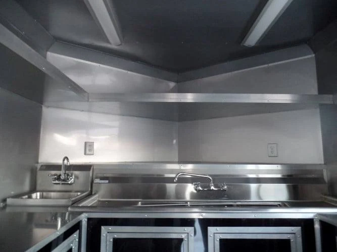 381-8.5-x-20-concession-food-trailer-black-bbq-event-catering-2.webp 8.5' x 20' Concession Food Trailer Black BBQ Event Catering