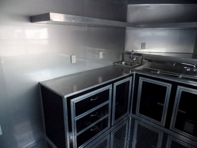 381-8.5-x-20-concession-food-trailer-black-bbq-event-catering-28.jpg 8.5' x 20' Concession Food Trailer Black BBQ Event Catering