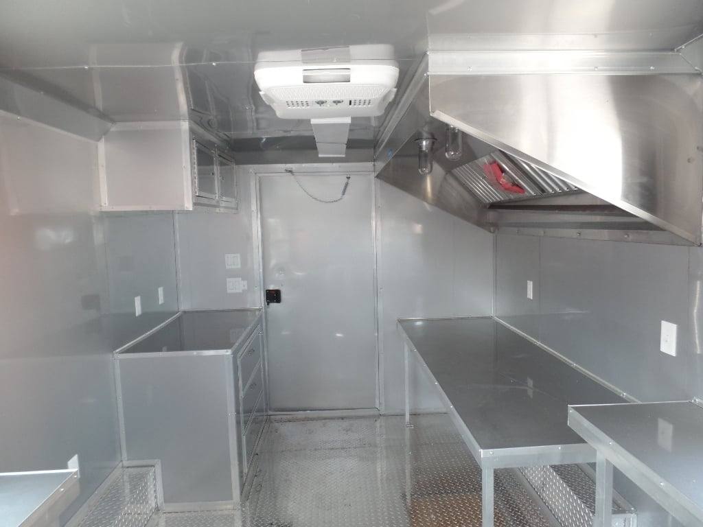 382-8.5-x-20-concession-food-trailer-black-bbq-event-catering-17.jpg 8.5' x 20' Concession Food Trailer Black BBQ Event Catering
