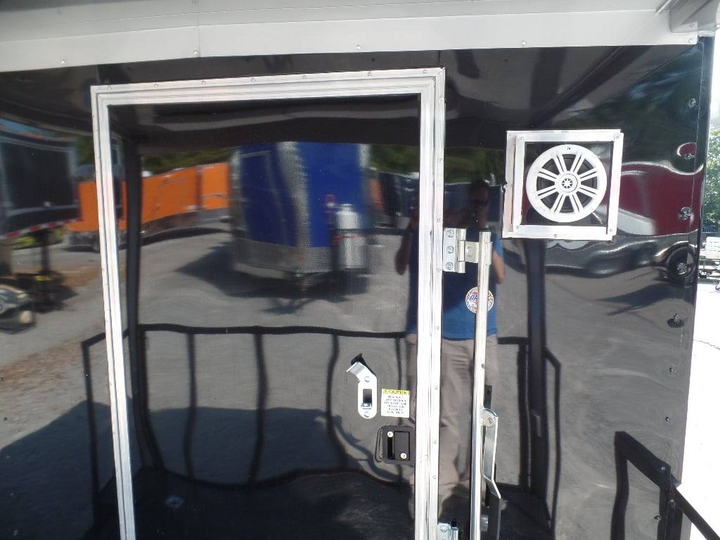 382-8.5-x-20-concession-food-trailer-black-bbq-event-catering-9.jpg 8.5' x 20' Concession Food Trailer Black BBQ Event Catering