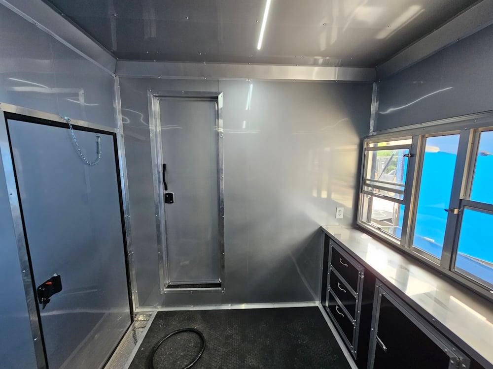 383-8.5-x-20-concession-food-trailer-black-coffee-event-16.jpg 8.5' X 20' Concession Food Trailer Black Coffee Event