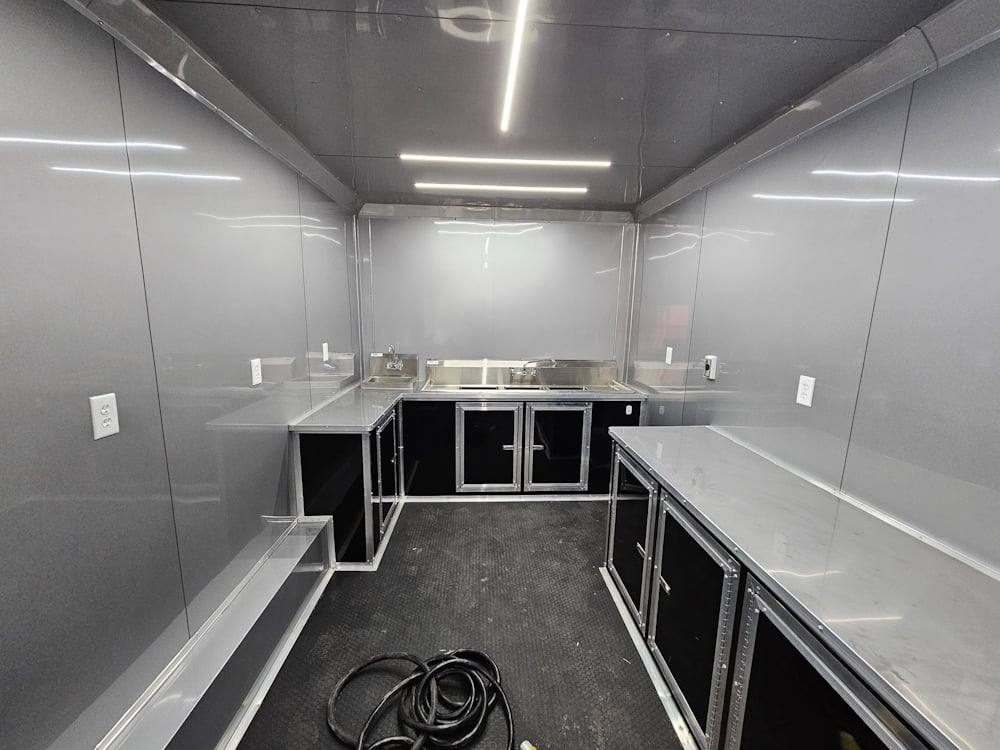 383-8.5-x-20-concession-food-trailer-black-coffee-event-19.jpg 8.5' X 20' Concession Food Trailer Black Coffee Event