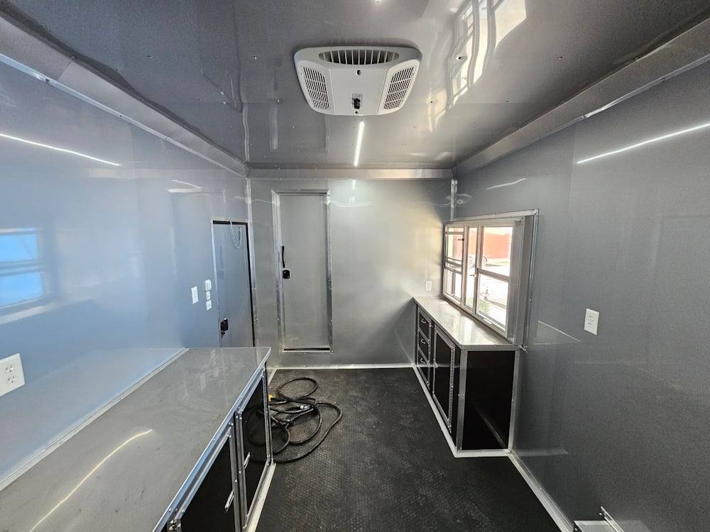 383-8.5-x-20-concession-food-trailer-black-coffee-event-28.jpg 8.5' X 20' Concession Food Trailer Black Coffee Event