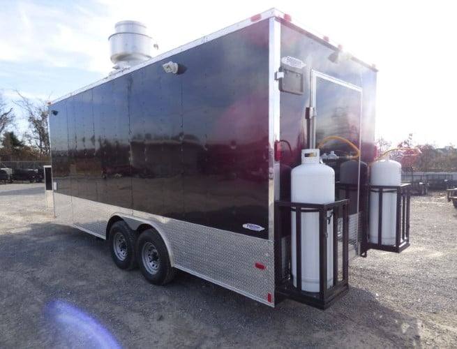 384-8.5-x-20-concession-food-trailer-black-event-catering-18.jpg 8.5' x 20' Concession Food Trailer Black Event Catering