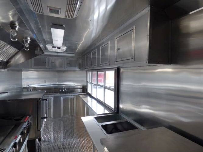 384-8.5-x-20-concession-food-trailer-black-event-catering-19.jpg 8.5' x 20' Concession Food Trailer Black Event Catering