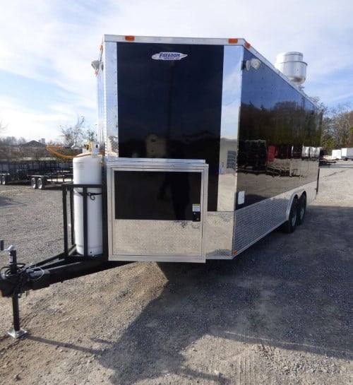 384-8.5-x-20-concession-food-trailer-black-event-catering-35.jpg 8.5' x 20' Concession Food Trailer Black Event Catering