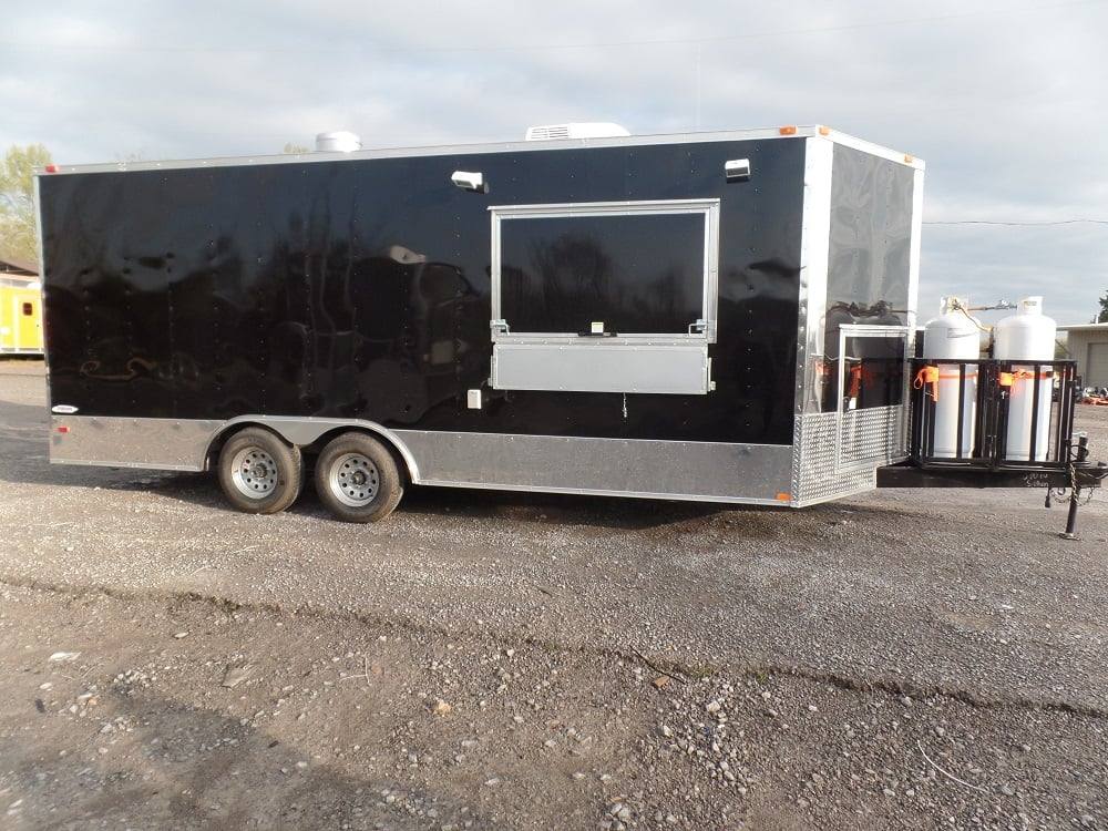 385-8.5-x-20-concession-food-trailer-black-event-catering-10.jpg 8.5' x 20' Concession Food Trailer Black Event Catering