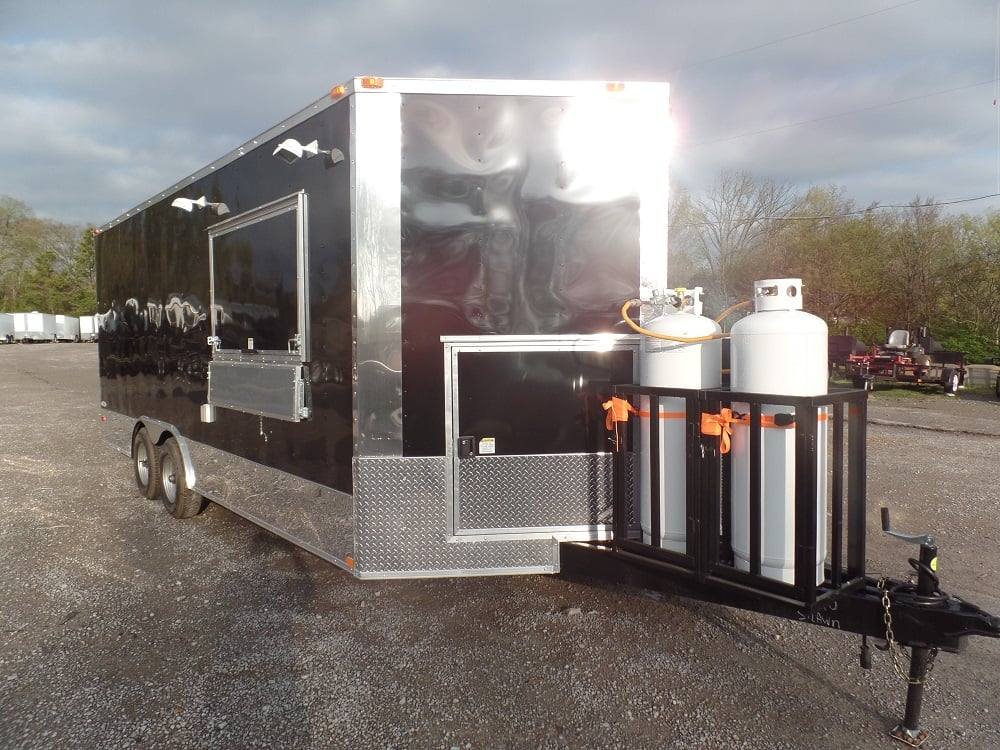 385-8.5-x-20-concession-food-trailer-black-event-catering-18.jpg 8.5' x 20' Concession Food Trailer Black Event Catering