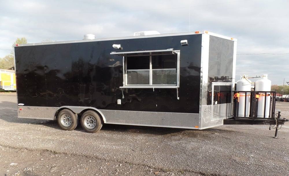 385-8.5-x-20-concession-food-trailer-black-event-catering-31.jpg 8.5' x 20' Concession Food Trailer Black Event Catering