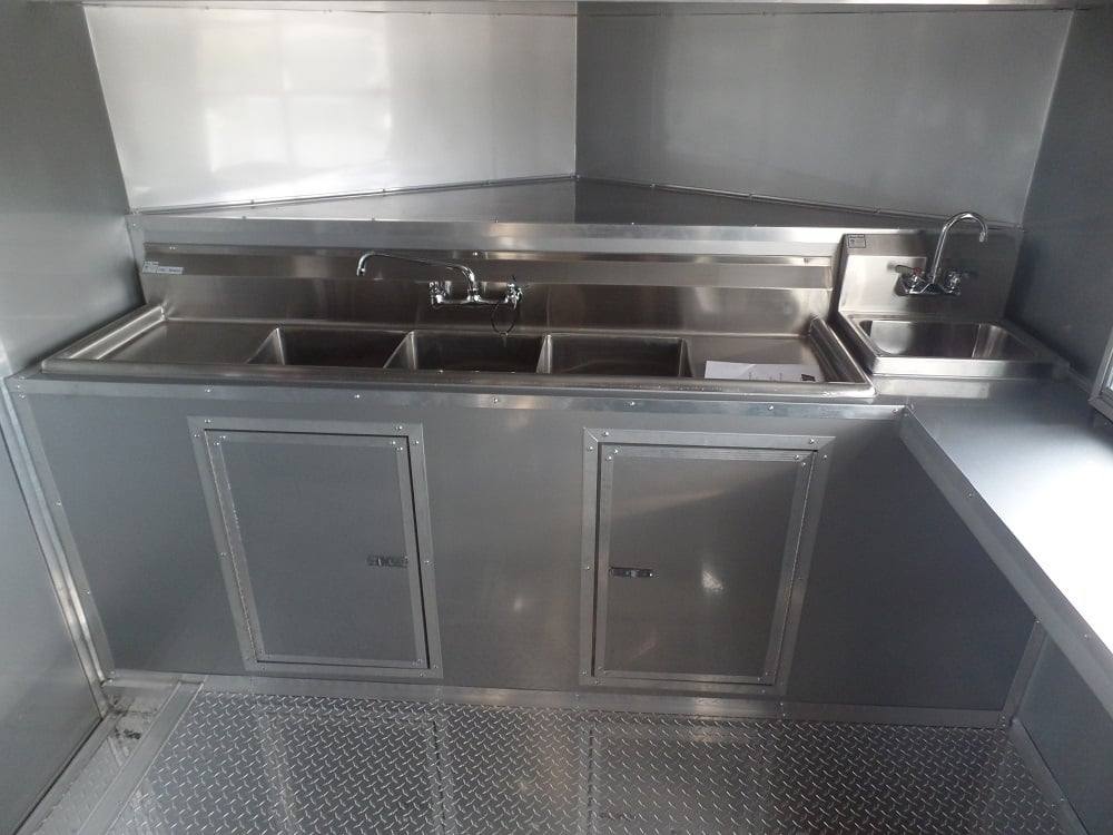 385-8.5-x-20-concession-food-trailer-black-event-catering-8.jpg 8.5' x 20' Concession Food Trailer Black Event Catering