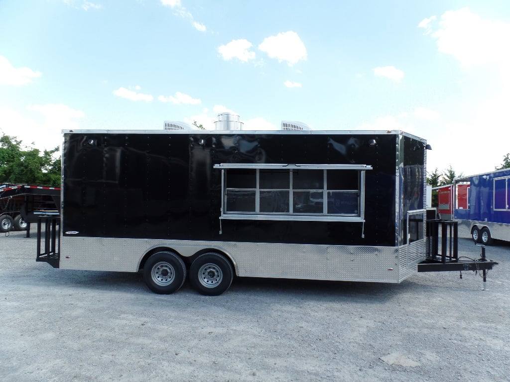 386-8.5-x-20-concession-food-trailer-black-event-catering-28.jpg 8.5' x 20' Concession Food Trailer Black Event Catering