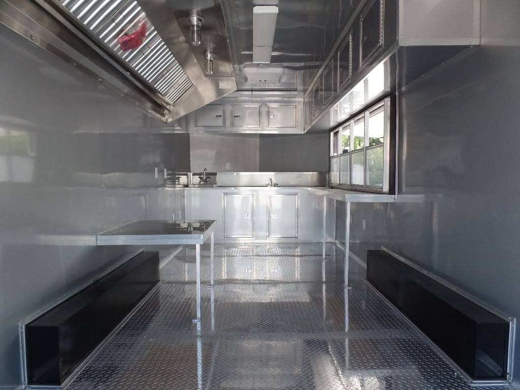 386-8.5-x-20-concession-food-trailer-black-event-catering-3.jpg 8.5' x 20' Concession Food Trailer Black Event Catering