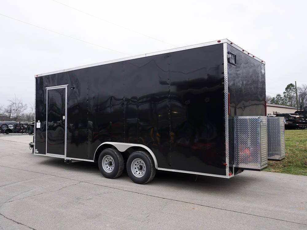 387-8.5-x-20-concession-food-trailer-black-event-catering-elite-5.jpg 8.5' x 20' Concession Food Trailer Black Event Catering Elite