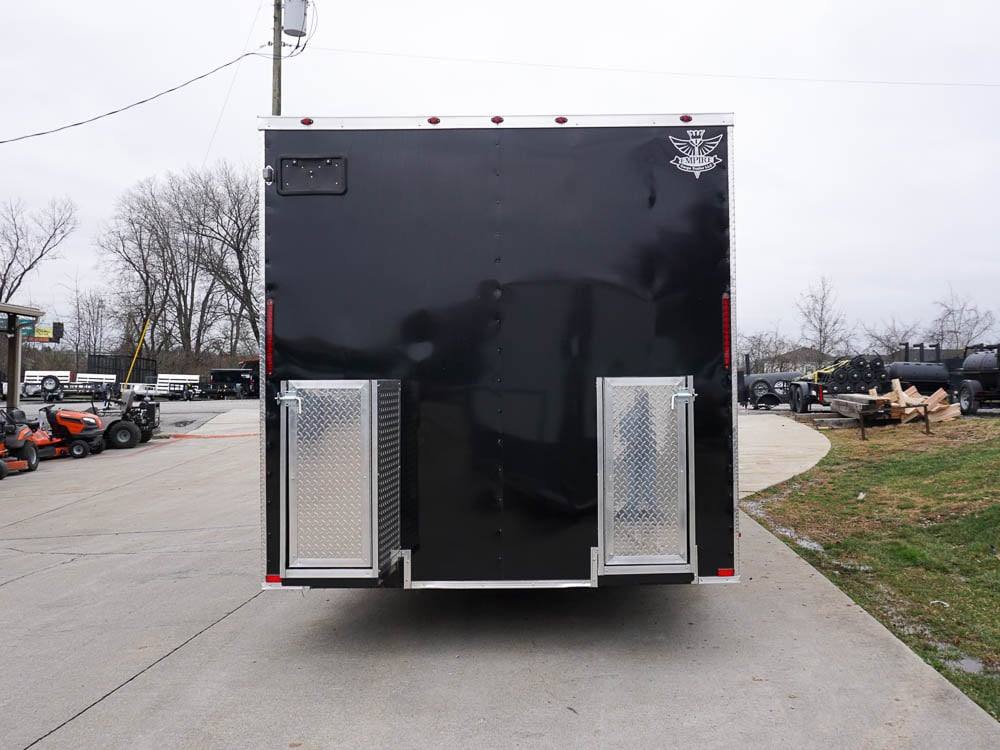 387-8.5-x-20-concession-food-trailer-black-event-catering-elite-6.jpg 8.5' x 20' Concession Food Trailer Black Event Catering Elite