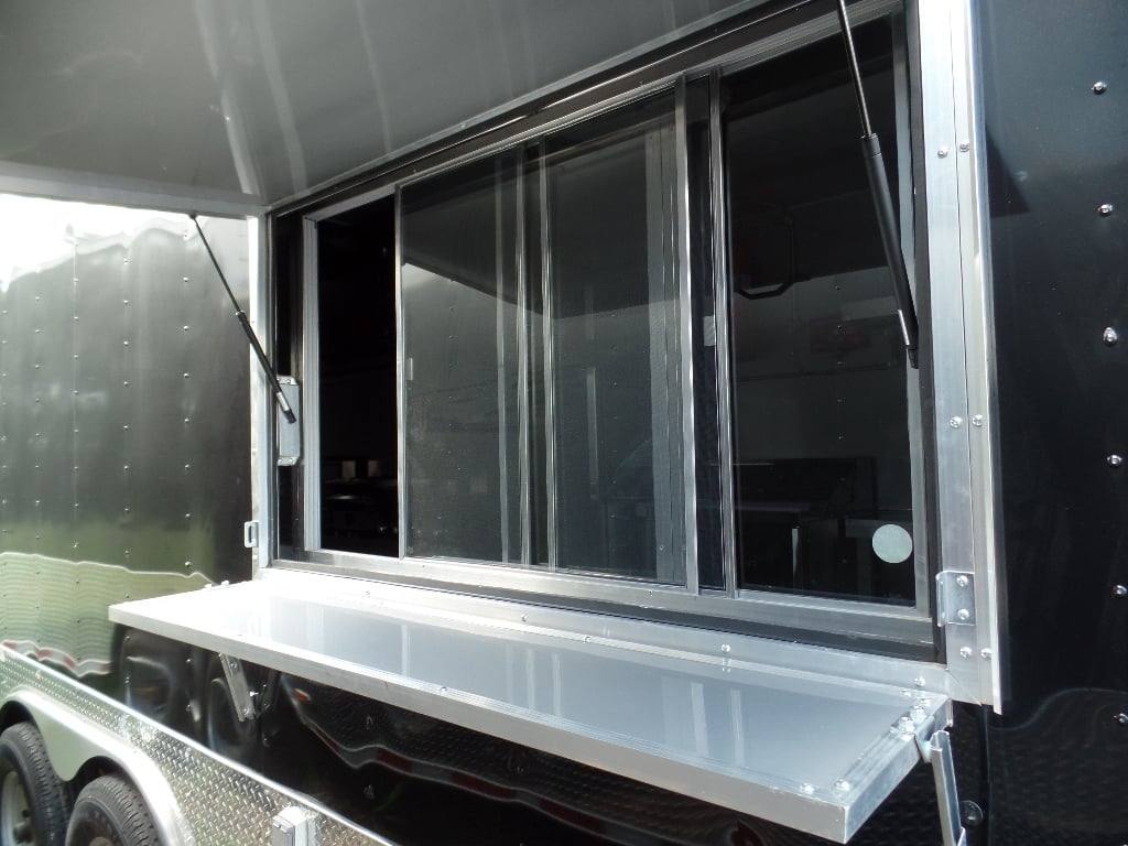 389-8.5-x-20-concession-food-trailer-black-with-appliances-14.jpg 8.5' x 20' Concession Food Trailer Black With Appliances