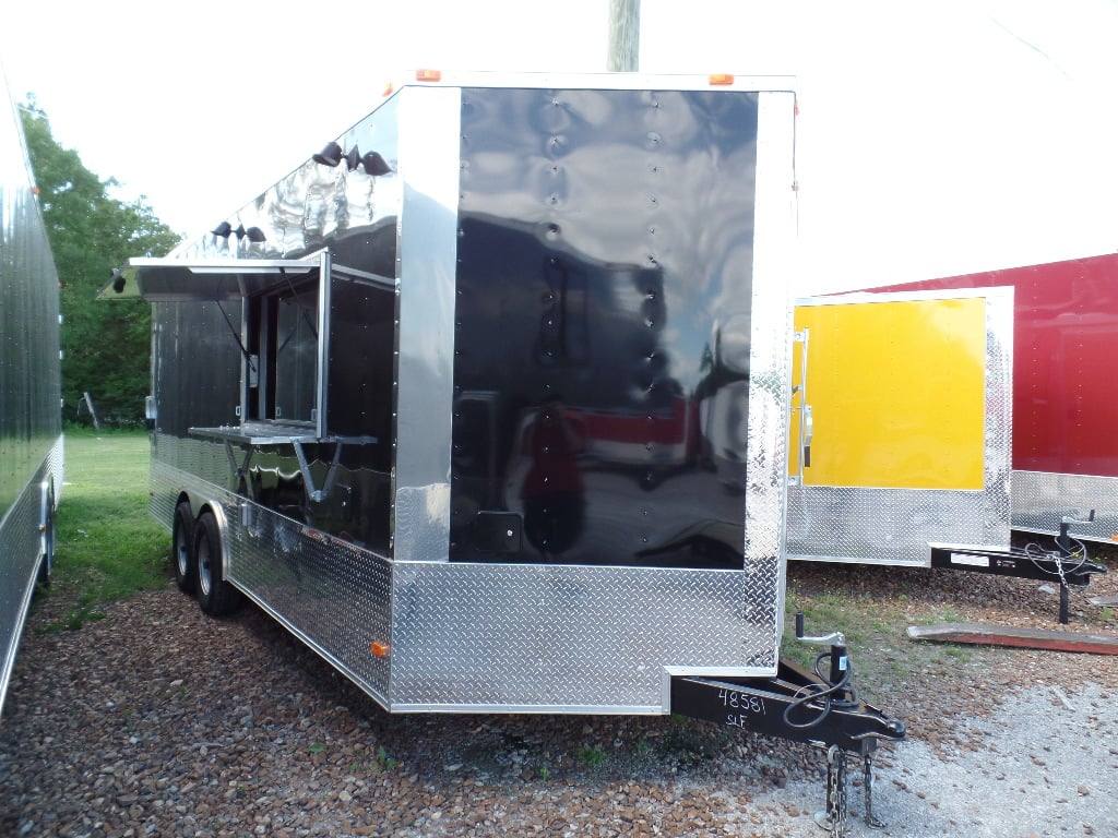 389-8.5-x-20-concession-food-trailer-black-with-appliances-26.jpg 8.5' x 20' Concession Food Trailer Black With Appliances
