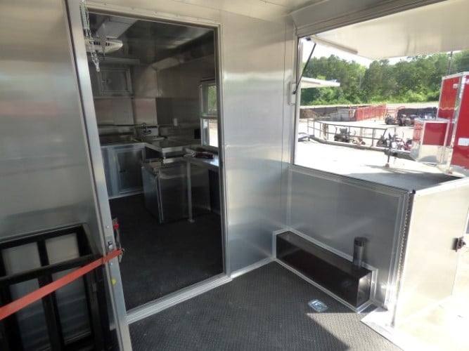 391-8.5-x-20-concession-food-trailer-charcoal-grey-catering-event-4.jpg 8.5' x 20' Concession Food Trailer Charcoal Grey Catering Event