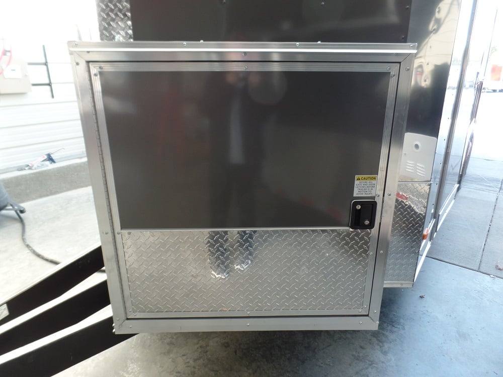 393-8.5-x-20-concession-food-trailer-charcoal-grey-event-catering-2.jpg 8.5' x 20' Concession Food Trailer Charcoal Grey Event Catering