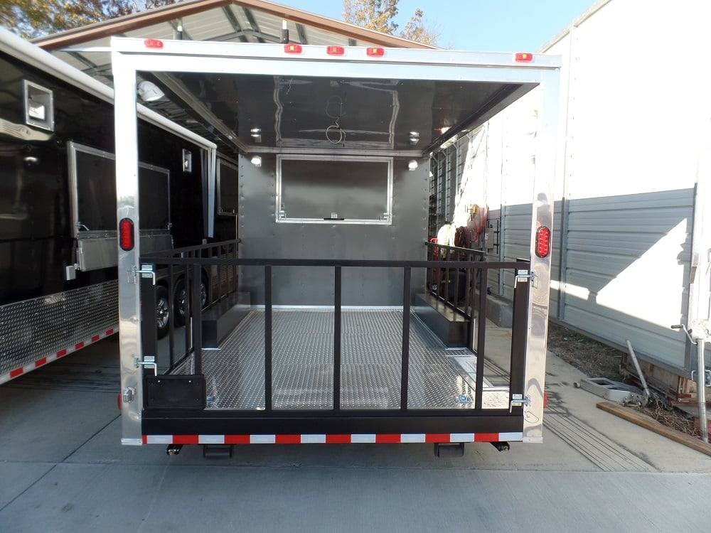 393-8.5-x-20-concession-food-trailer-charcoal-grey-event-catering-5.jpg 8.5' x 20' Concession Food Trailer Charcoal Grey Event Catering