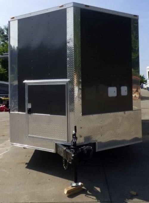 394-8.5-x-20-concession-food-trailer-charcoal-grey-with-appliances-10.jpg 8.5' x 20' Concession Food Trailer Charcoal Grey With Appliances