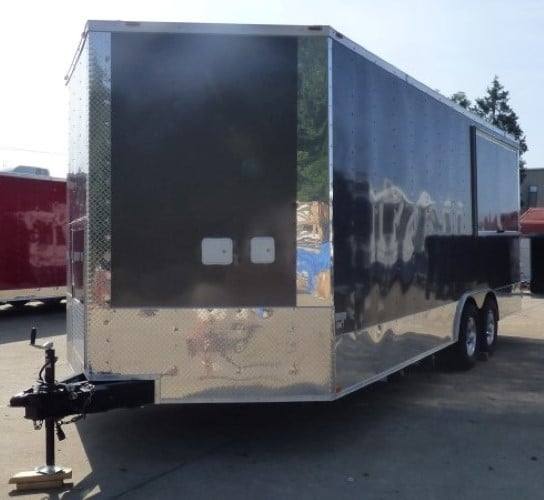 394-8.5-x-20-concession-food-trailer-charcoal-grey-with-appliances-13.jpg 8.5' x 20' Concession Food Trailer Charcoal Grey With Appliances