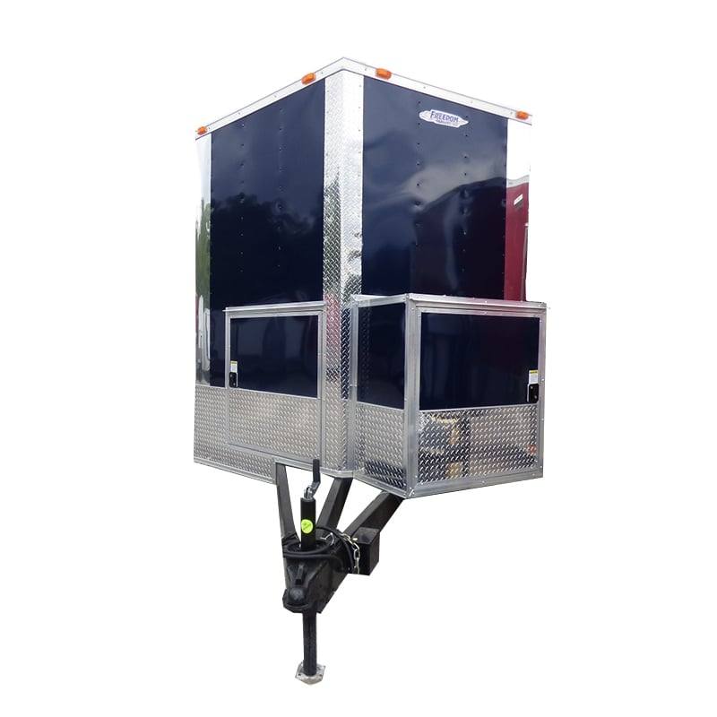397-8.5-x-20-concession-food-trailer-indigo-blue-event-catering-1.jpg 8.5' x 20' Concession Food Trailer Indigo Blue Event Catering
