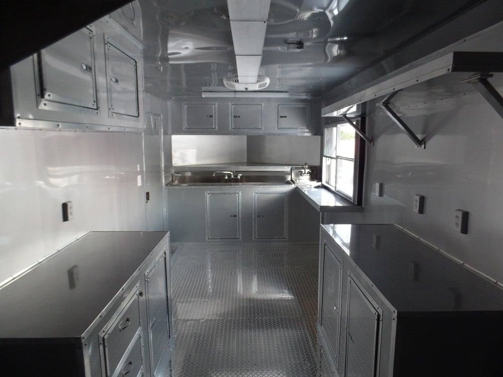 8.5' x 20' Concession Food Trailer Light Pewter Event Catering