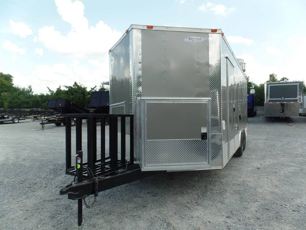 8.5' x 20' Concession Food Trailer Light Pewter Event Catering
