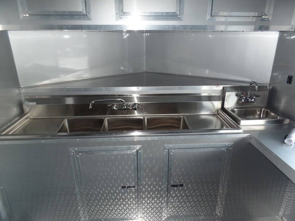 8.5' x 20' Concession Food Trailer Light Pewter Event Catering