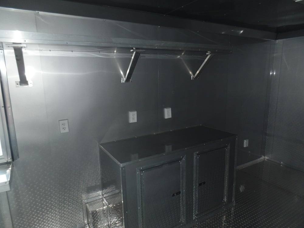 8.5' x 20' Concession Food Trailer Light Pewter Event Catering