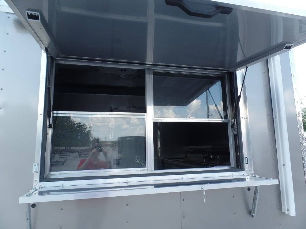 8.5' x 20' Concession Food Trailer Light Pewter Event Catering