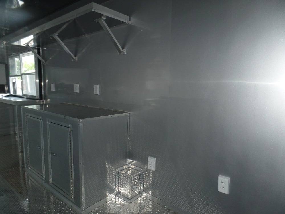 8.5' x 20' Concession Food Trailer Light Pewter Event Catering