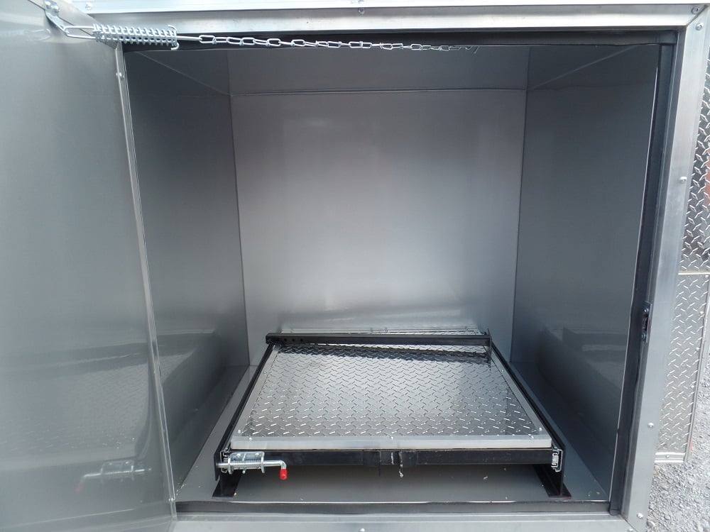 8.5' x 20' Concession Food Trailer Light Pewter Event Catering