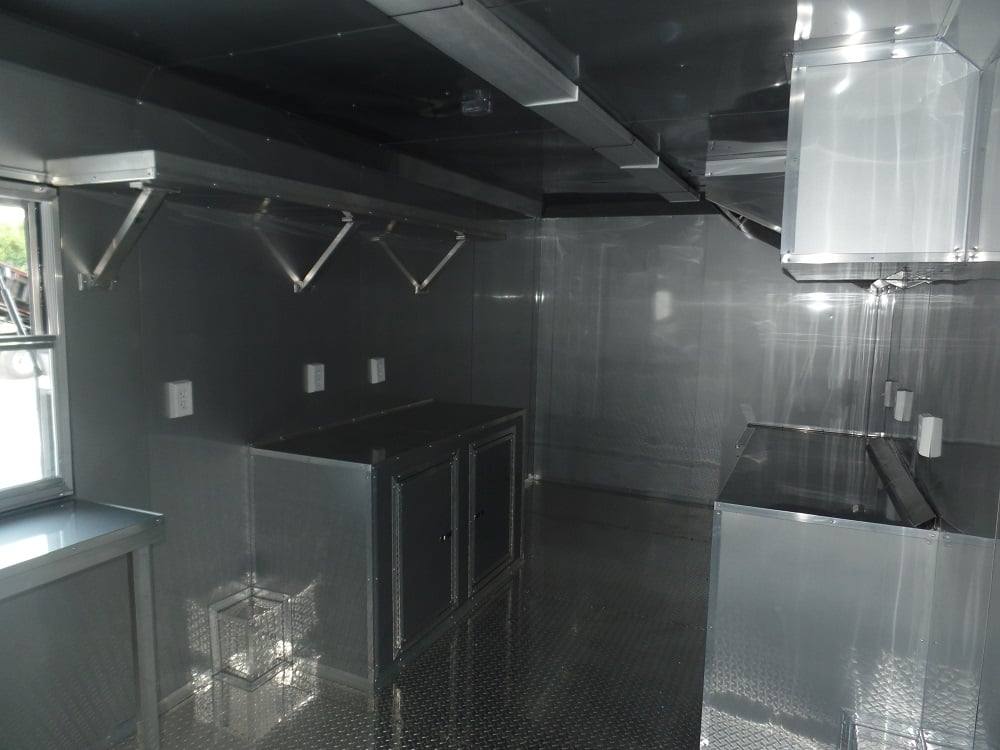 8.5' x 20' Concession Food Trailer Light Pewter Event Catering