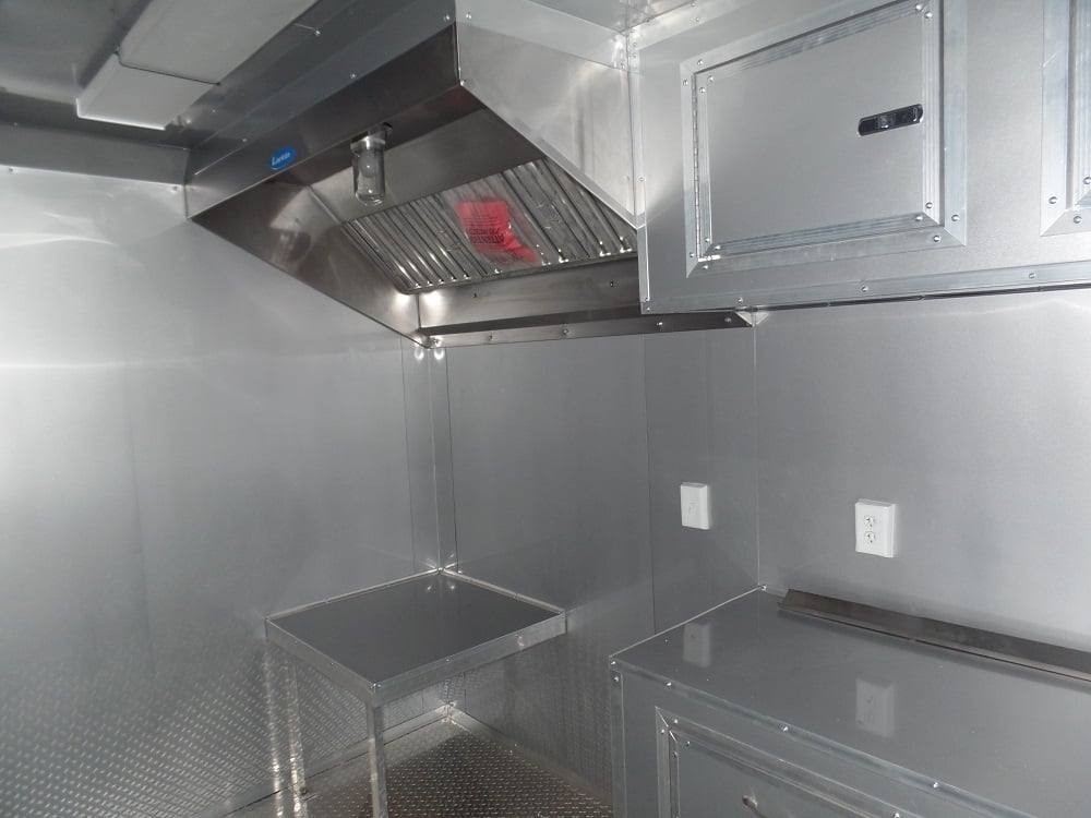 8.5' x 20' Concession Food Trailer Light Pewter Event Catering