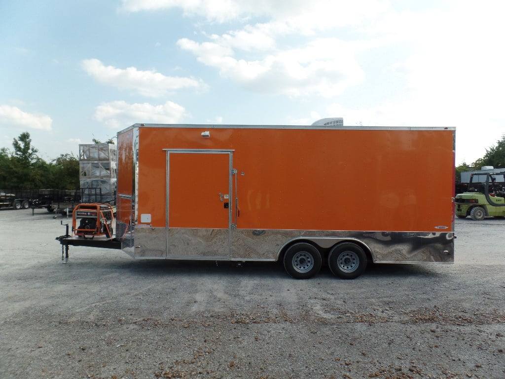 399-8.5-x-20-concession-food-trailer-orange-with-appliances-16.jpg 8.5' x 20' Concession Food Trailer Orange With Appliances