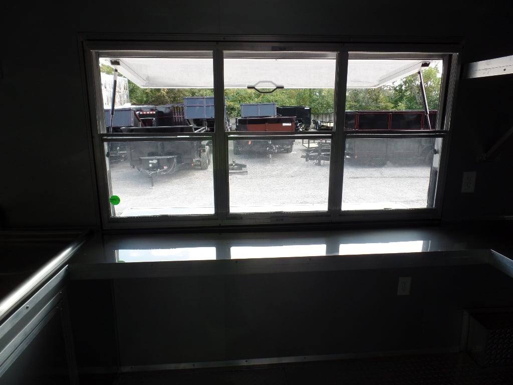 399-8.5-x-20-concession-food-trailer-orange-with-appliances-8.jpg 8.5' x 20' Concession Food Trailer Orange With Appliances